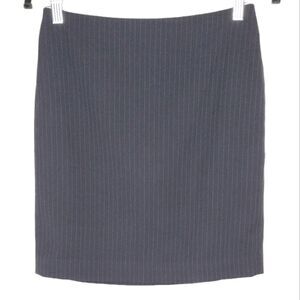 Banana Republic Fa Women 0P Office Siren Corp Core Black Pinstripe Pencil Skirt